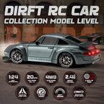 Coche de drift ecala 1:24. Facil de manejar. Mucha potencia.